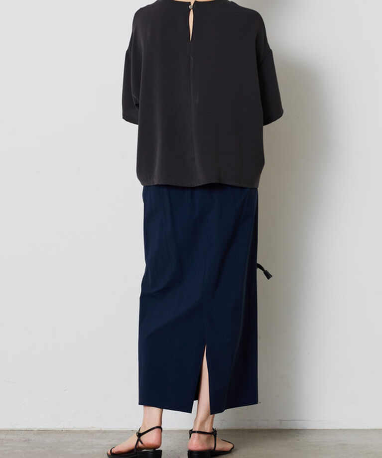  「刺繍ロゴジョーゼットTシャツ」|Tシャツ・カットソー|