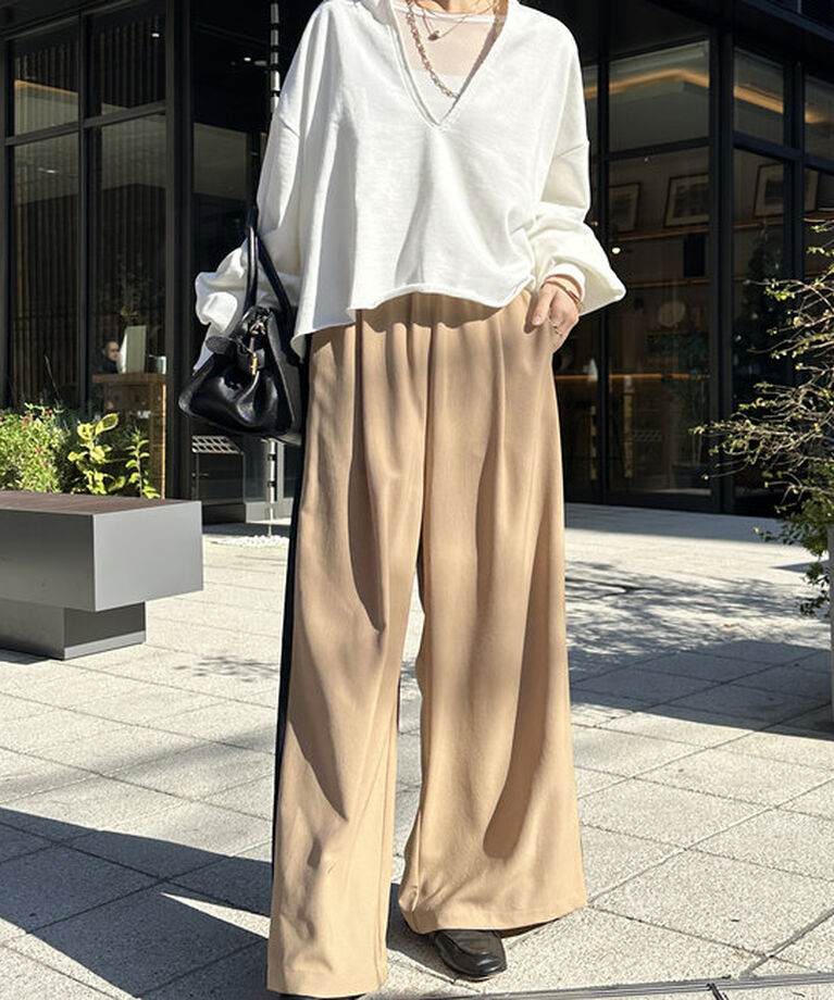  「【完売カラー再販開始！/新色追加】Vネックスウェット」|Tシャツ・カットソー|