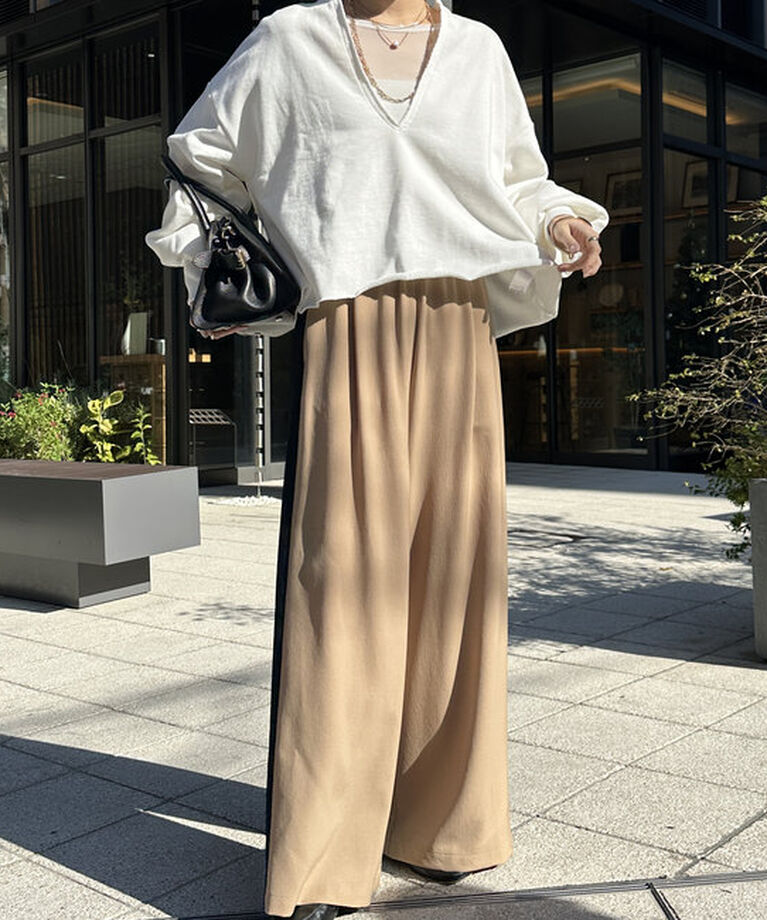  「【完売カラー再販開始！/新色追加】Vネックスウェット」|Tシャツ・カットソー|