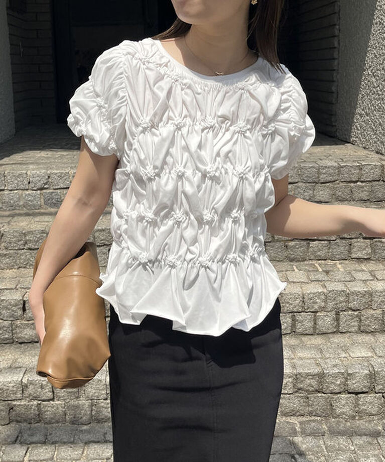 「シャーリングホイップTシャツ」|Tシャツ・カットソー|