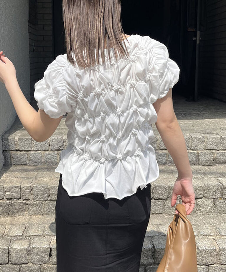  「シャーリングホイップTシャツ」|Tシャツ・カットソー|