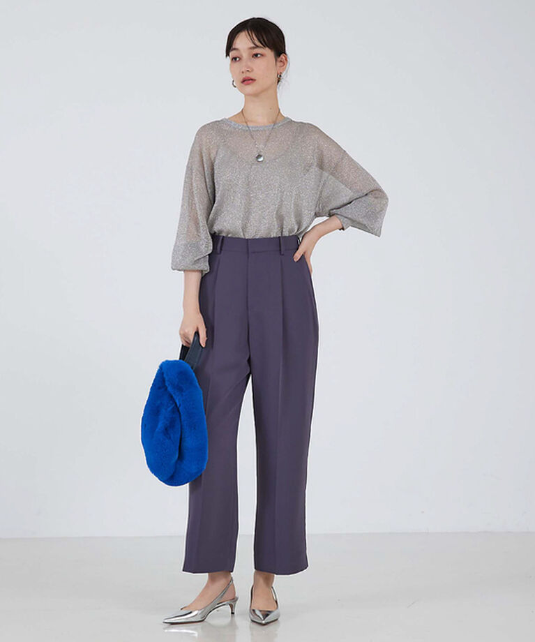 qualite「マットサテンストレートパンツ」|その他|