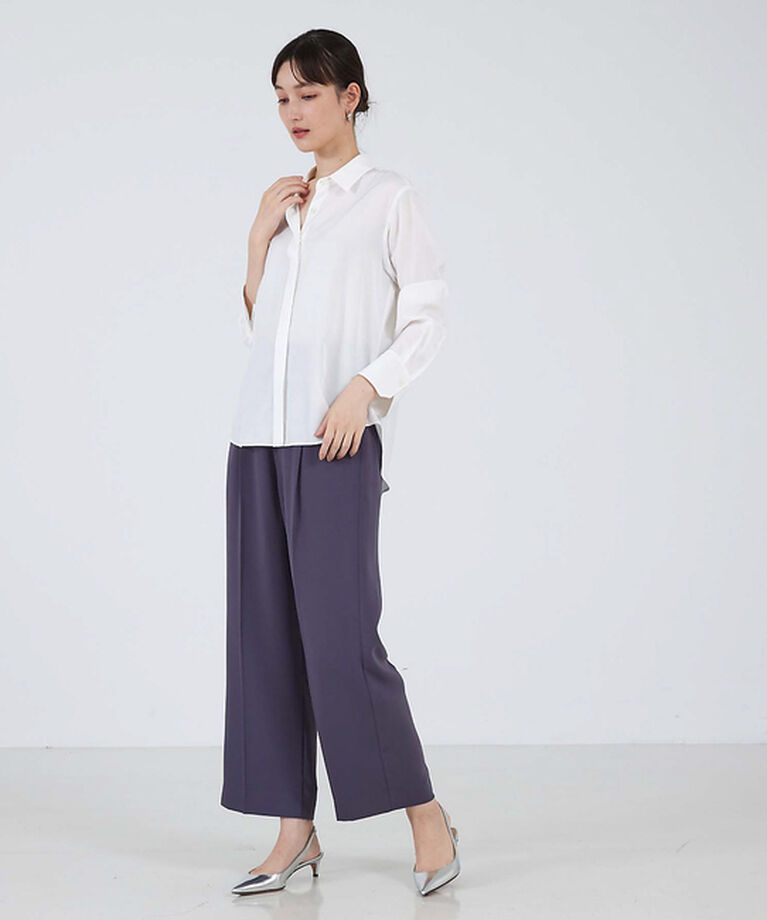 qualite「マットサテンストレートパンツ」|その他|