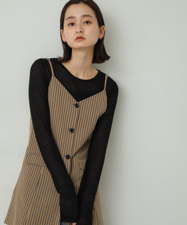 SENSE OF PLACE by URBAN RESEARCH「SENSE OF PLACE テーラードキャミチュニック」|チュニック|