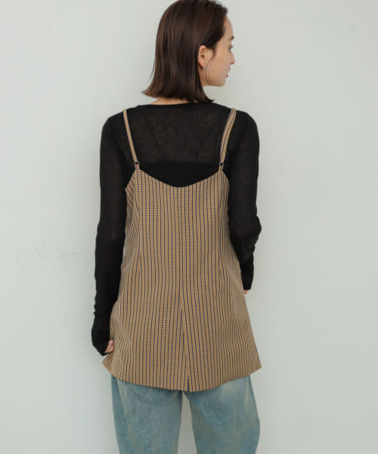SENSE OF PLACE by URBAN RESEARCH「SENSE OF PLACE テーラードキャミチュニック」|チュニック|
