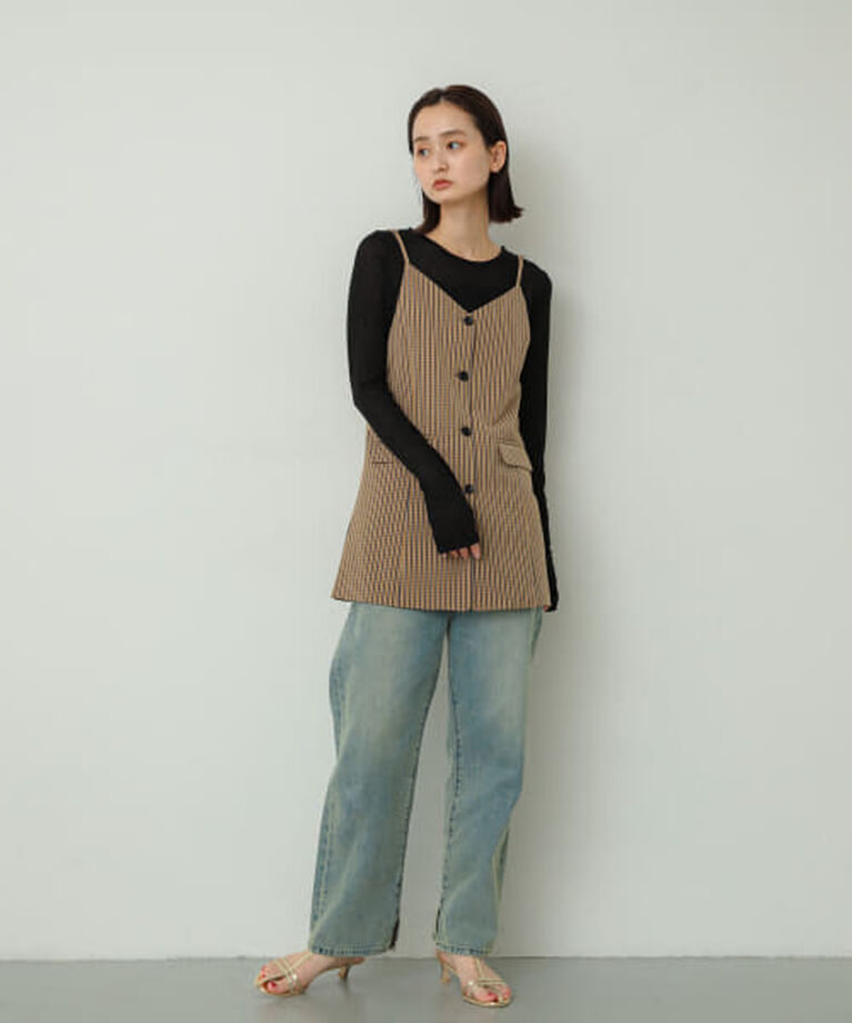 SENSE OF PLACE by URBAN RESEARCH「SENSE OF PLACE テーラードキャミチュニック」|チュニック|