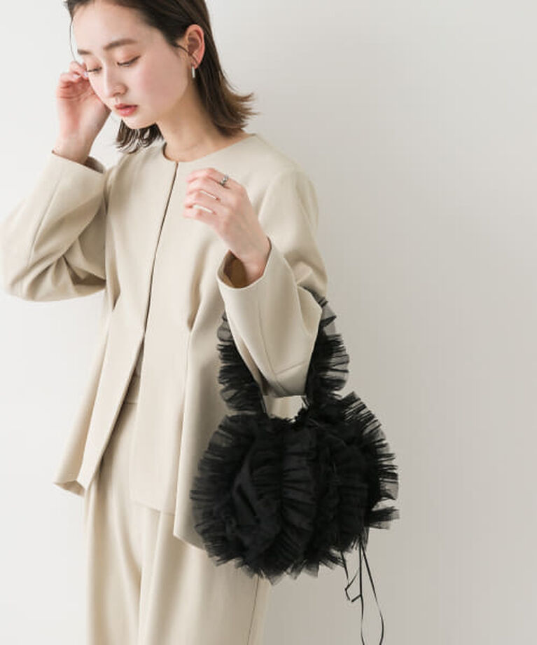 SENSE OF PLACE by URBAN RESEARCH「SENSE OF PLACE チュールハンドバッグ」|ハンドバッグ|