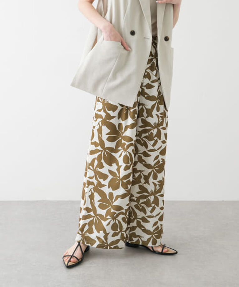 SENSE OF PLACE by URBAN RESEARCH「SENSE OF PLACE リーフプリントイージーパンツ」|その他|IVO×CML