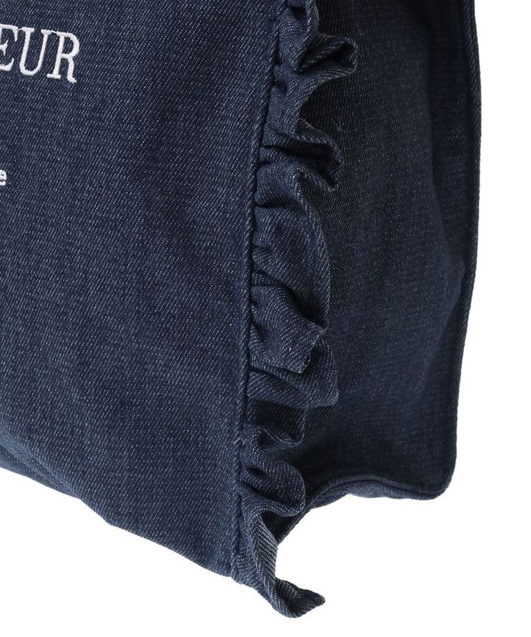 Maison de FLEUR「デニムフリルトートバッグ」|トートバッグ|