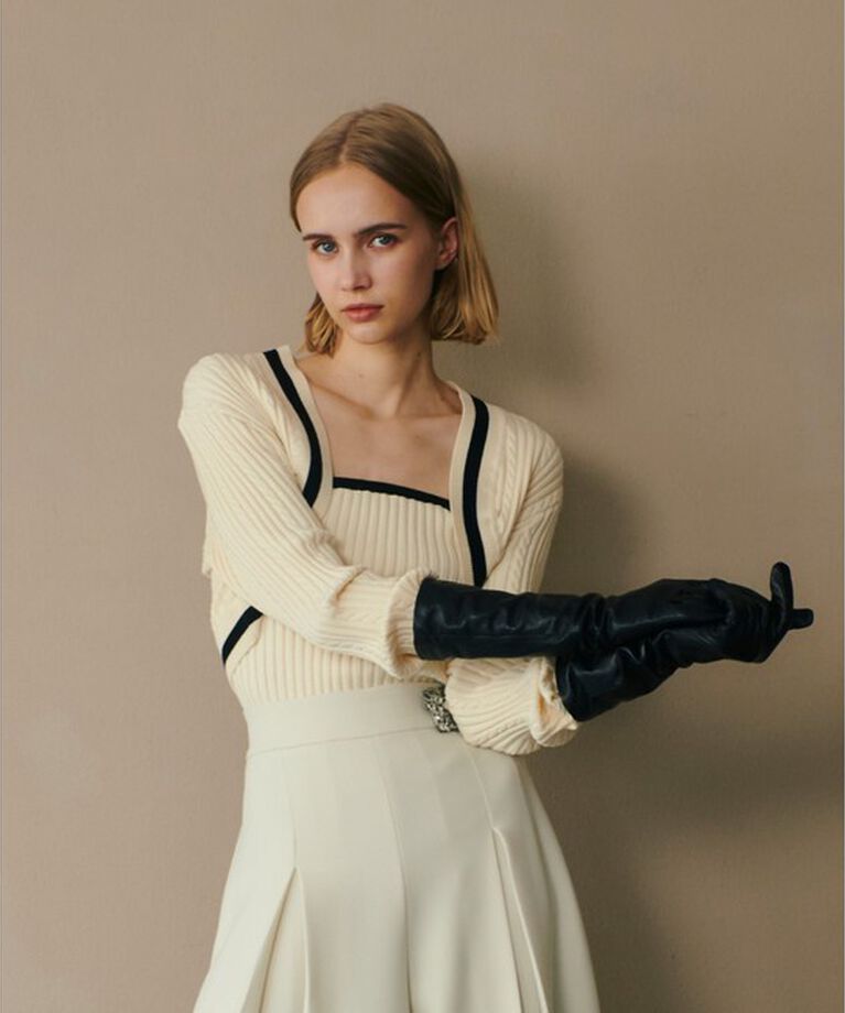 LOULOU WILLOUGHBY「【LOULOU WILLOUGHBY】ビスチェボレロニット」|その他|