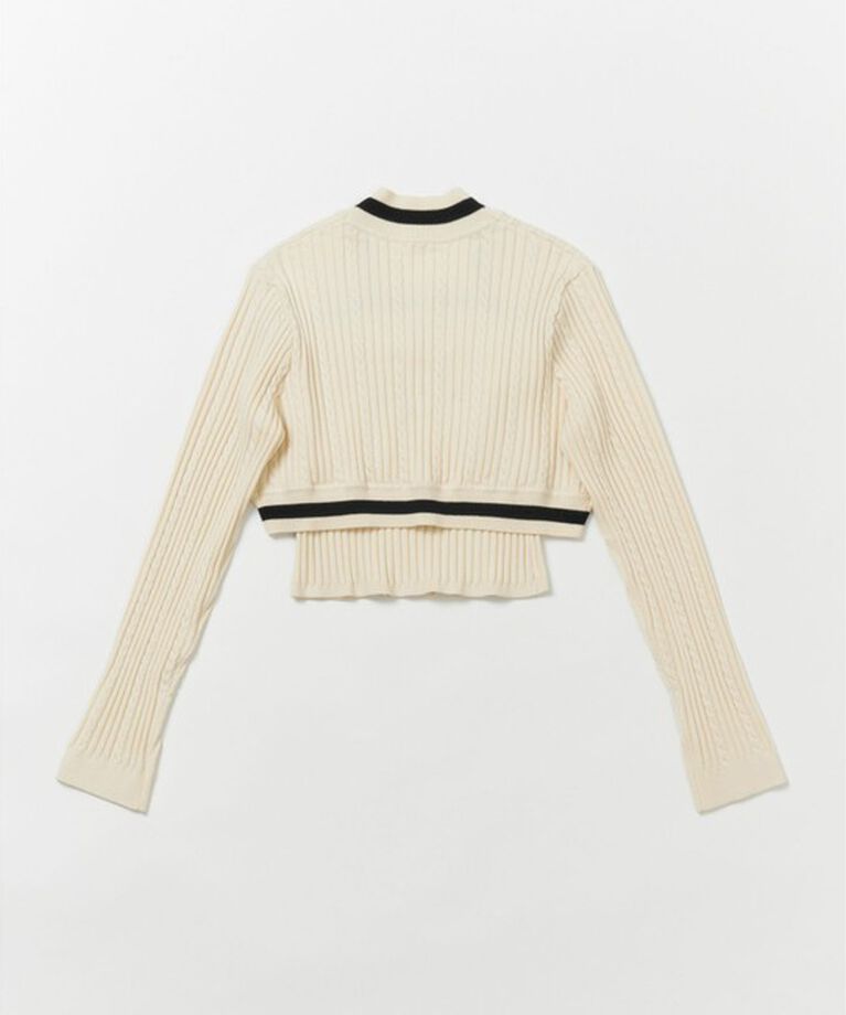 LOULOU WILLOUGHBY「【LOULOU WILLOUGHBY】ビスチェボレロニット」|その他|