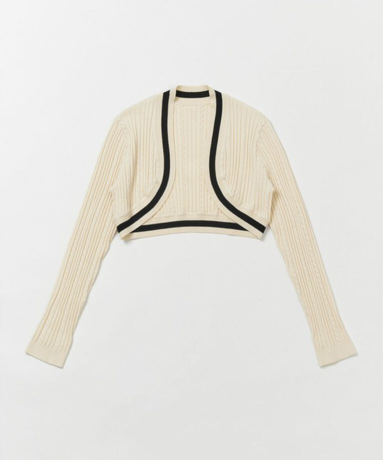 LOULOU WILLOUGHBY「【LOULOU WILLOUGHBY】ビスチェボレロニット」|その他|