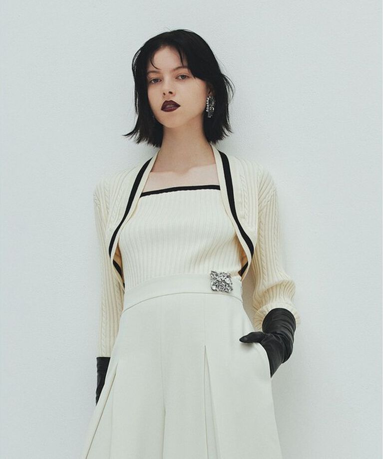LOULOU WILLOUGHBY「【LOULOU WILLOUGHBY】ビスチェボレロニット」|その他|