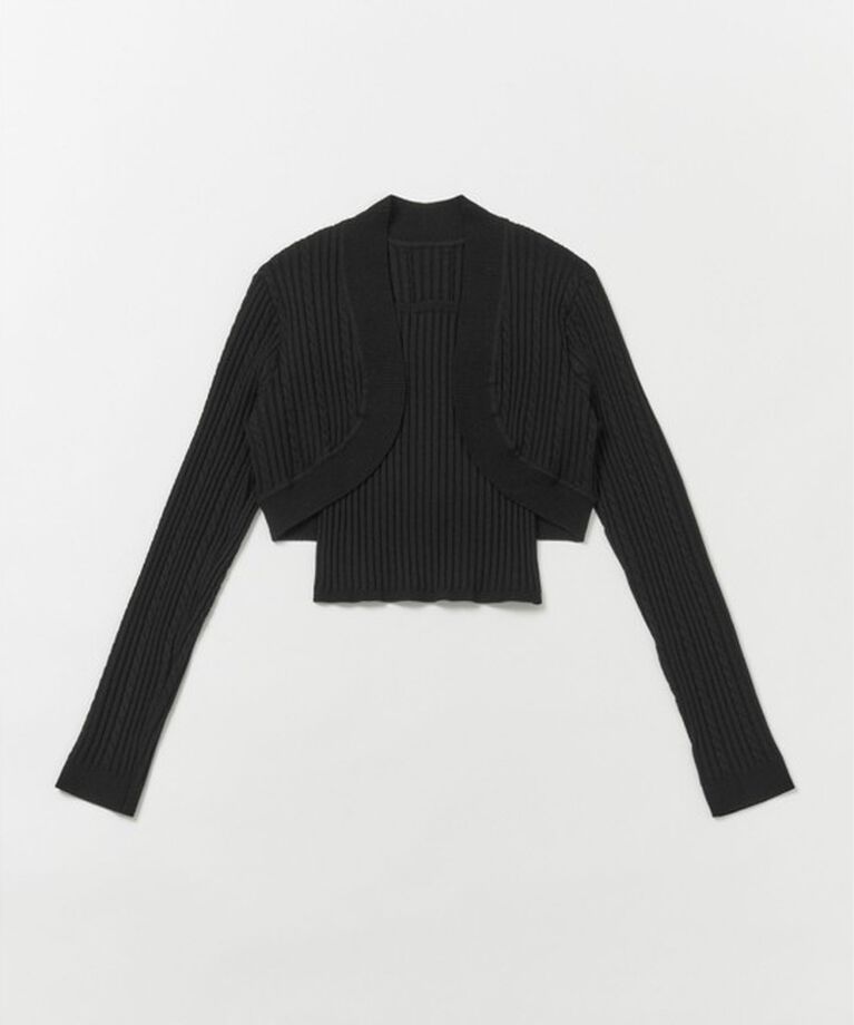 LOULOU WILLOUGHBY「【LOULOU WILLOUGHBY】ビスチェボレロニット」|その他|