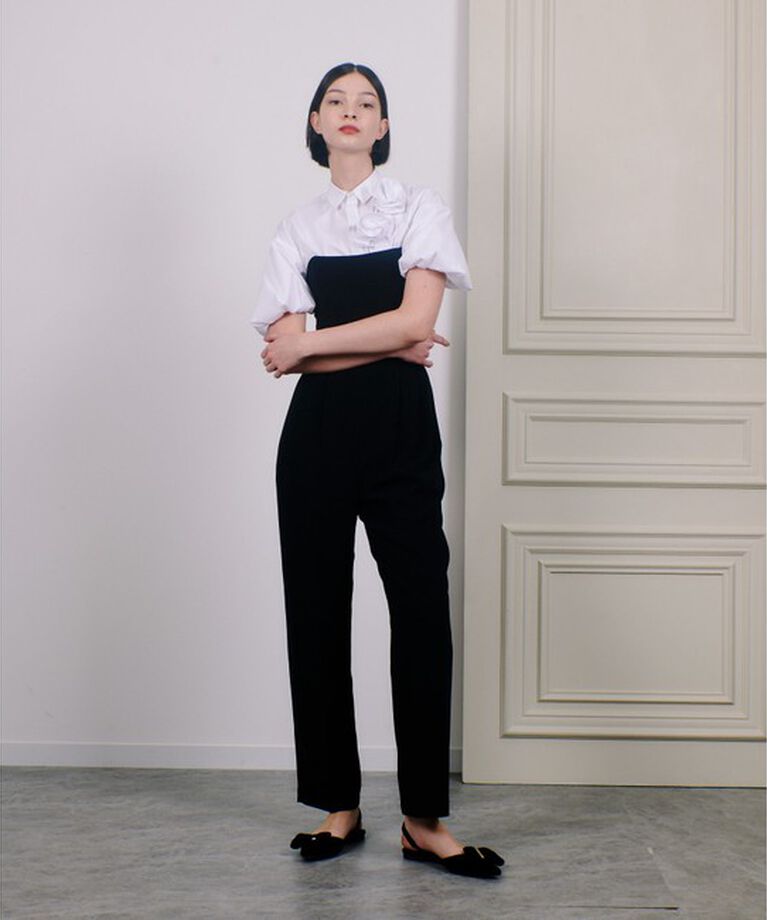 LOULOU WILLOUGHBY「【LOULOU WILLOUGHBY】コサージュシャツ」|シャツ・ブラウス|