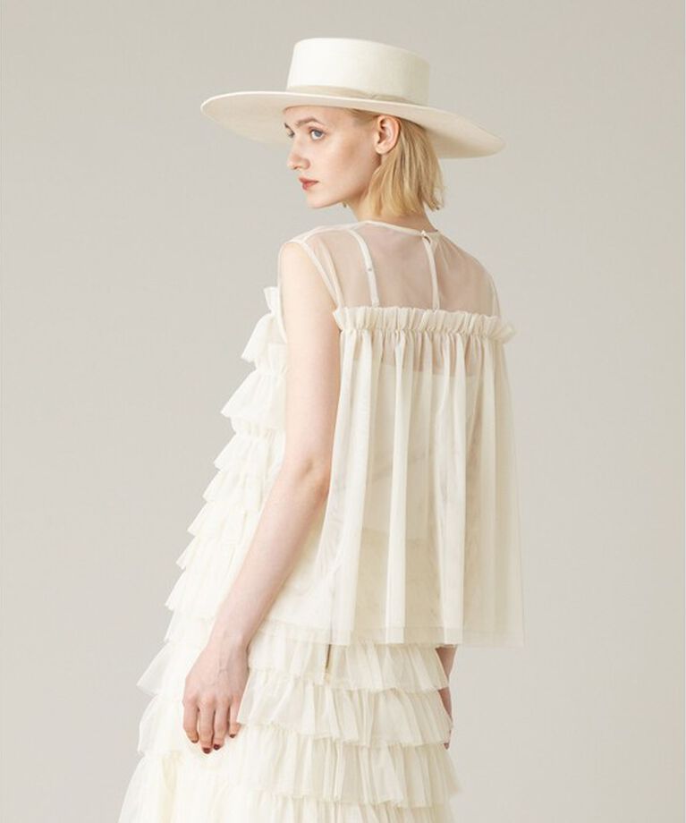 LOULOU WILLOUGHBY「【LOULOU WILLOUGHBY】チュールブラウス」|シャツ・ブラウス|