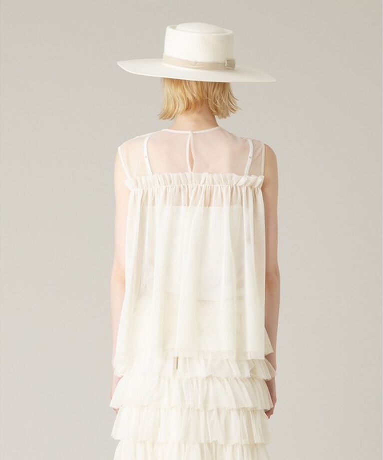 LOULOU WILLOUGHBY「【LOULOU WILLOUGHBY】チュールブラウス」|シャツ・ブラウス|