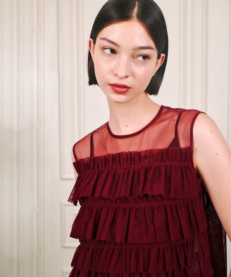 LOULOU WILLOUGHBY「【LOULOU WILLOUGHBY】チュールブラウス」|シャツ・ブラウス|