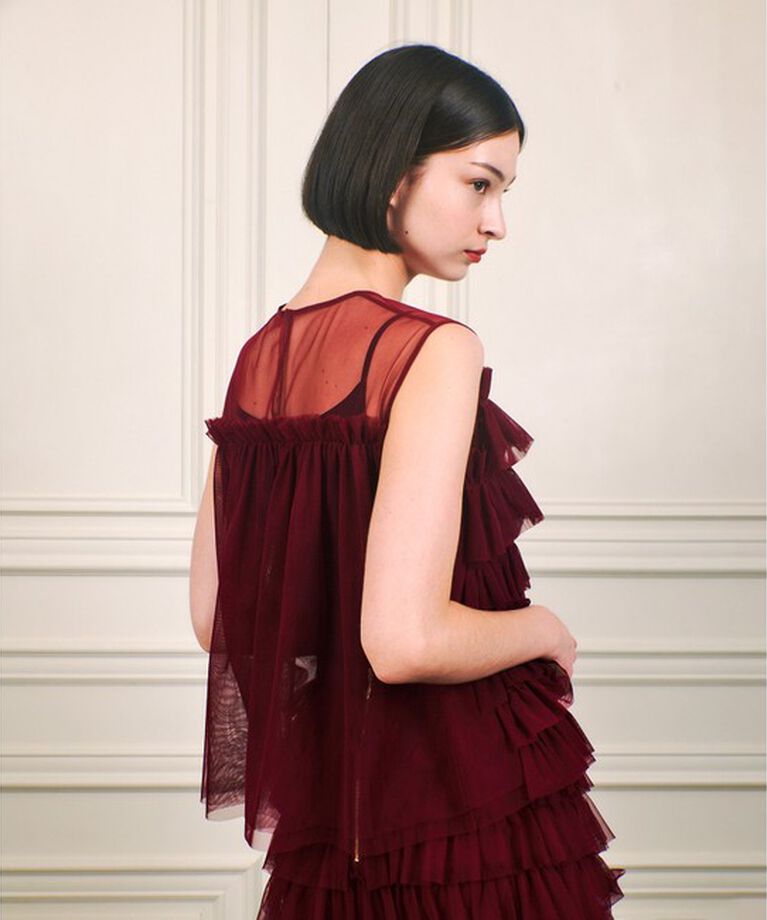 LOULOU WILLOUGHBY「【LOULOU WILLOUGHBY】チュールブラウス」|シャツ・ブラウス|