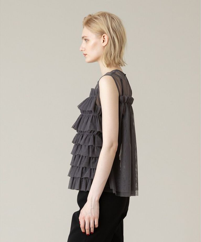 LOULOU WILLOUGHBY「【LOULOU WILLOUGHBY】チュールブラウス」|シャツ・ブラウス|