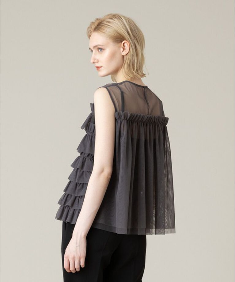 LOULOU WILLOUGHBY「【LOULOU WILLOUGHBY】チュールブラウス」|シャツ・ブラウス|