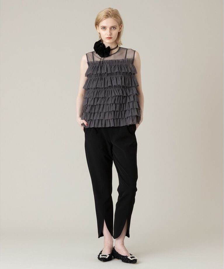LOULOU WILLOUGHBY「【LOULOU WILLOUGHBY】チュールブラウス」|シャツ・ブラウス|