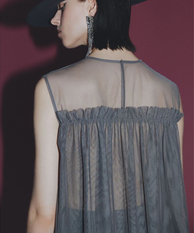 LOULOU WILLOUGHBY「【LOULOU WILLOUGHBY】チュールブラウス」|シャツ・ブラウス|