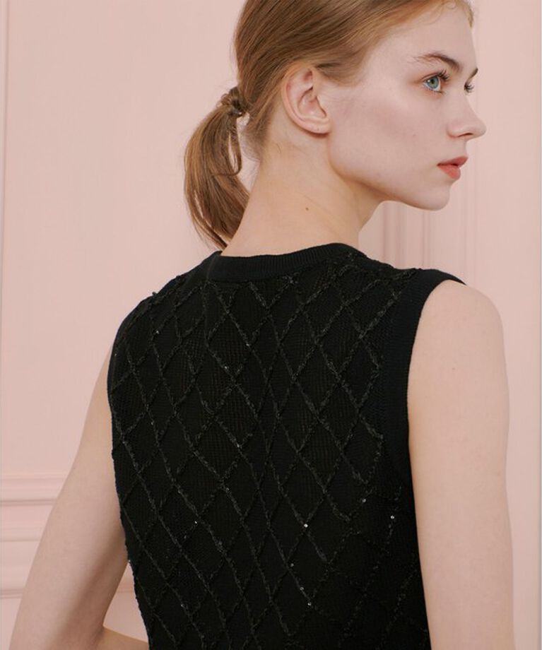 LOULOU WILLOUGHBY「【LOULOU WILLOUGHBY】シークインエンブロイダリープルオーバー」|ニット・セーター|