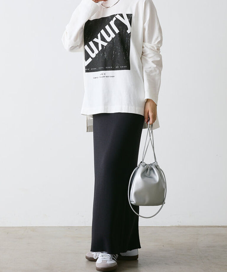  「【ふわもこ】WEB限定カラーあり / LUXURYプリントロンT」|Tシャツ・カットソー|