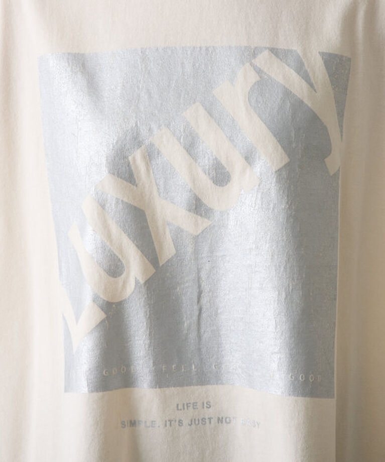  「【ふわもこ】WEB限定カラーあり / LUXURYプリントロンT」|Tシャツ・カットソー|