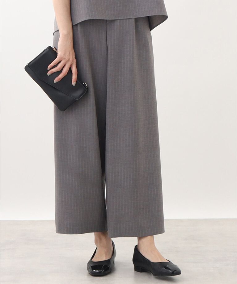 Reflect「【SALE／接触冷感／マシンウォッシュ／セットアップ可能】ワイドシルエットパンツ」|その他|チャコールグレー(3
