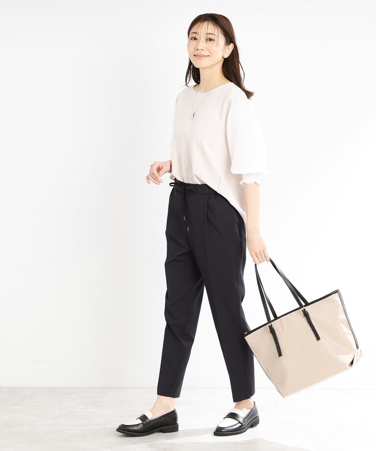 Reflect「【大容量／ファスナー付き】マチ付きポリエステルトートバッグ」|トートバッグ|
