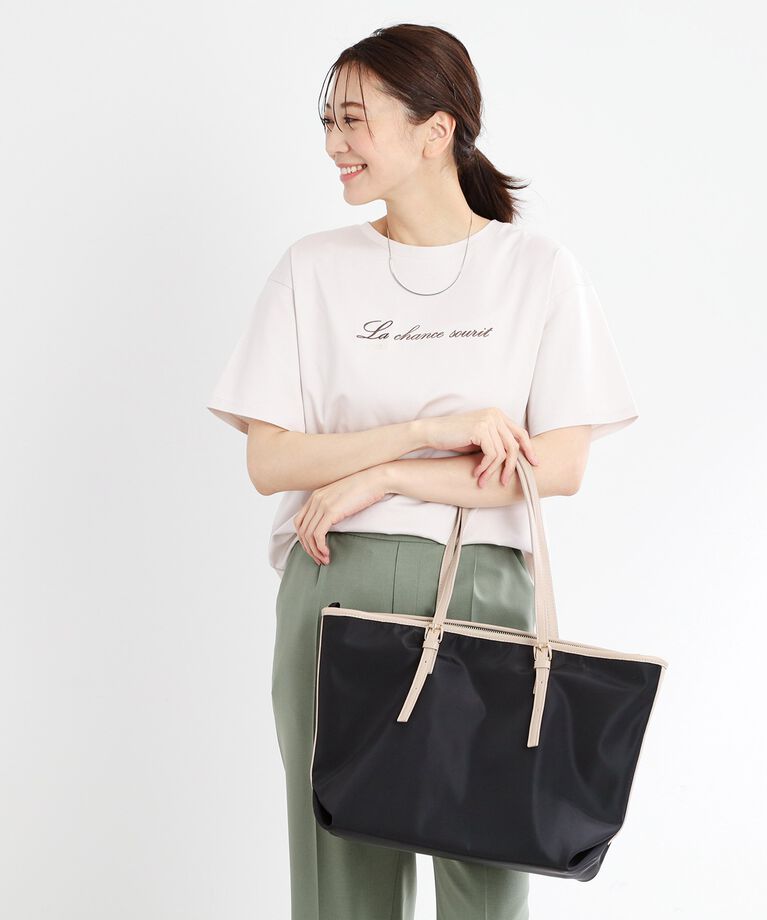 Reflect「【大容量／ファスナー付き】マチ付きポリエステルトートバッグ」|トートバッグ|