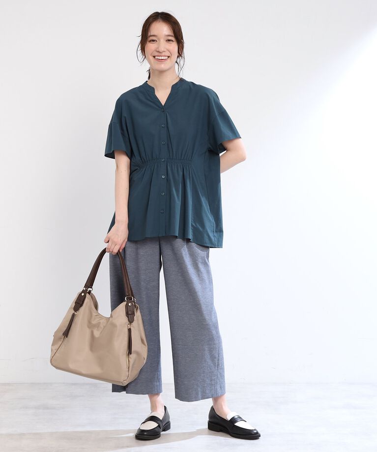 Reflect「【E‐QUALITY／手洗い可】スキッパーブラウス」|シャツ・ブラウス|