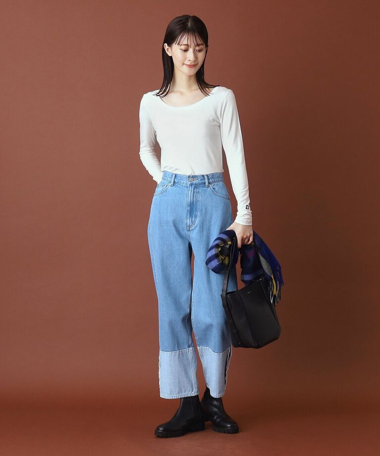 DRESSTERIOR「ウォームストレッチクルーネック」|Tシャツ・カットソー|