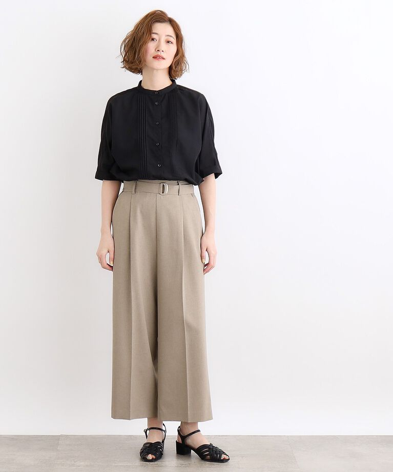 grove「【イージーケア・UVカット・接触冷感】ピンタックドルマンシャツブラウス」|シャツ・ブラウス|