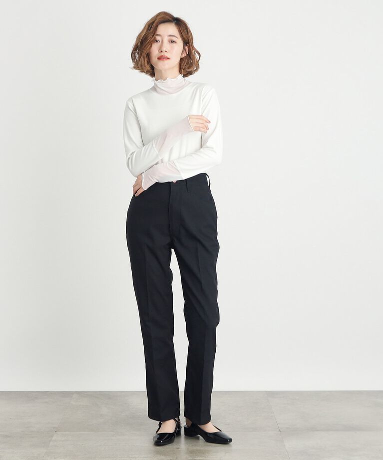 grove「シアー切替ハイネックプルオーバー」|Tシャツ・カットソー|