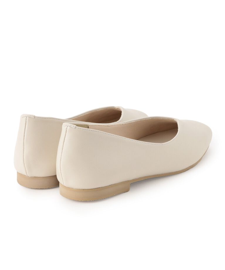 grove「【人間工学】つつまれフィットスクエアトゥフラットパンプス【入卒対応可】」|その他|