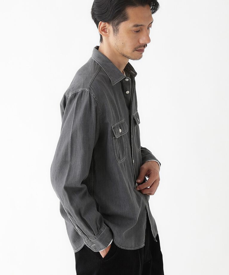 TAKEO KIKUCHI「【THE FLAGSHIP】デニムシャツ」|シャツ・ブラウス|