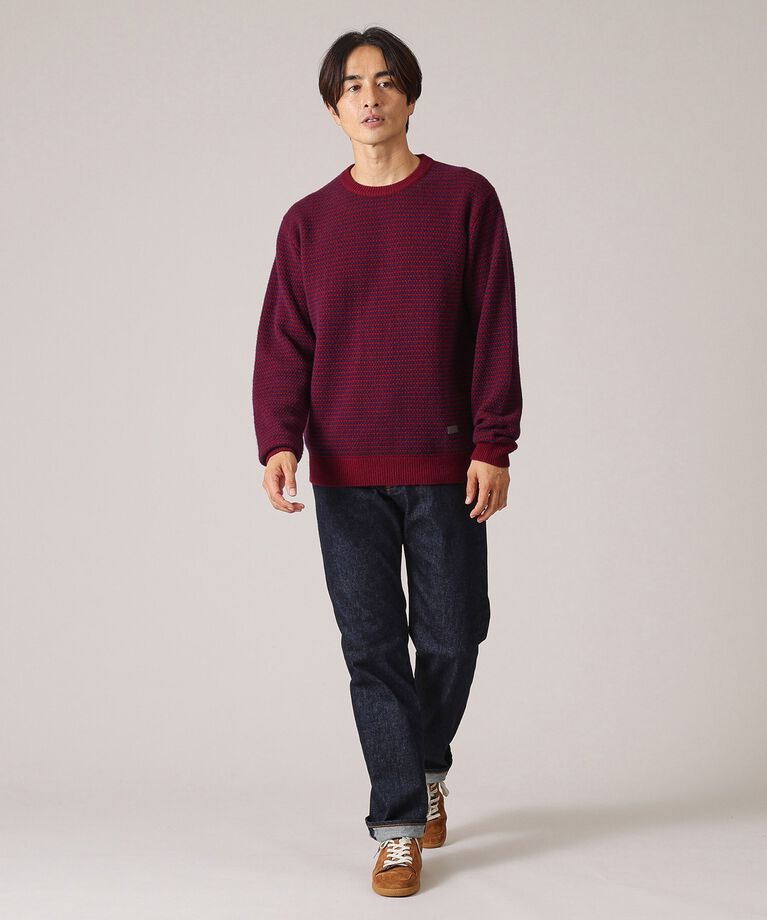 TAKEO KIKUCHI「ドットメランジ プルオーバー ニット」|ニット・セーター|