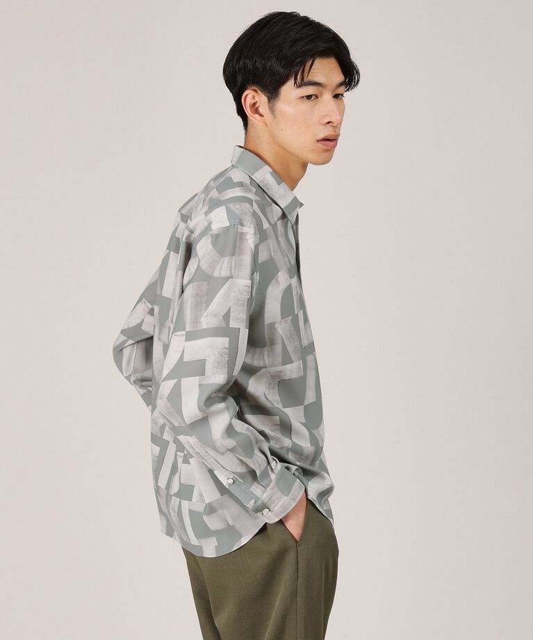 TAKEO KIKUCHI「【Made in JAPAN】スライドパズル柄 シャツ」|シャツ・ブラウス|