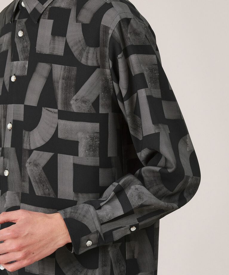 TAKEO KIKUCHI「【Made in JAPAN】スライドパズル柄 シャツ」|シャツ・ブラウス|
