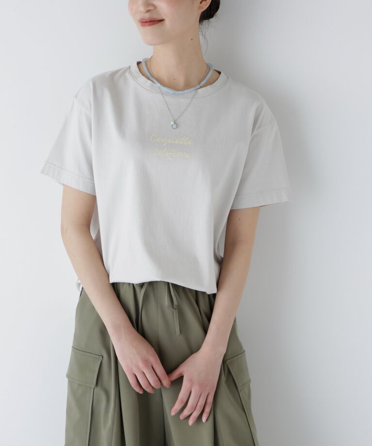  「◆ロゴＴシャツ」|Tシャツ・カットソー|ライトグレー
