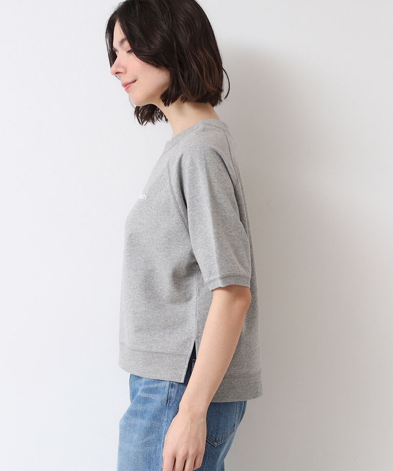 Dessin「【洗える】クロップド丈ロゴ半袖カットソー（S～L）」|Tシャツ・カットソー|