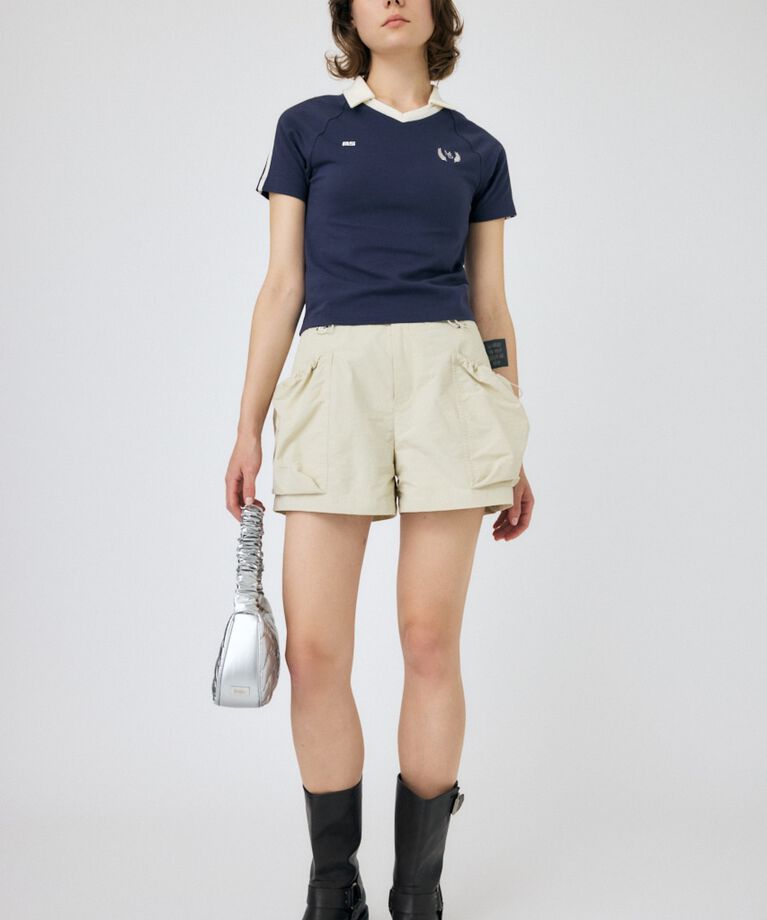 MOUSSY「DRAWSTRING POCKET ショーツ」|その他|ECRU