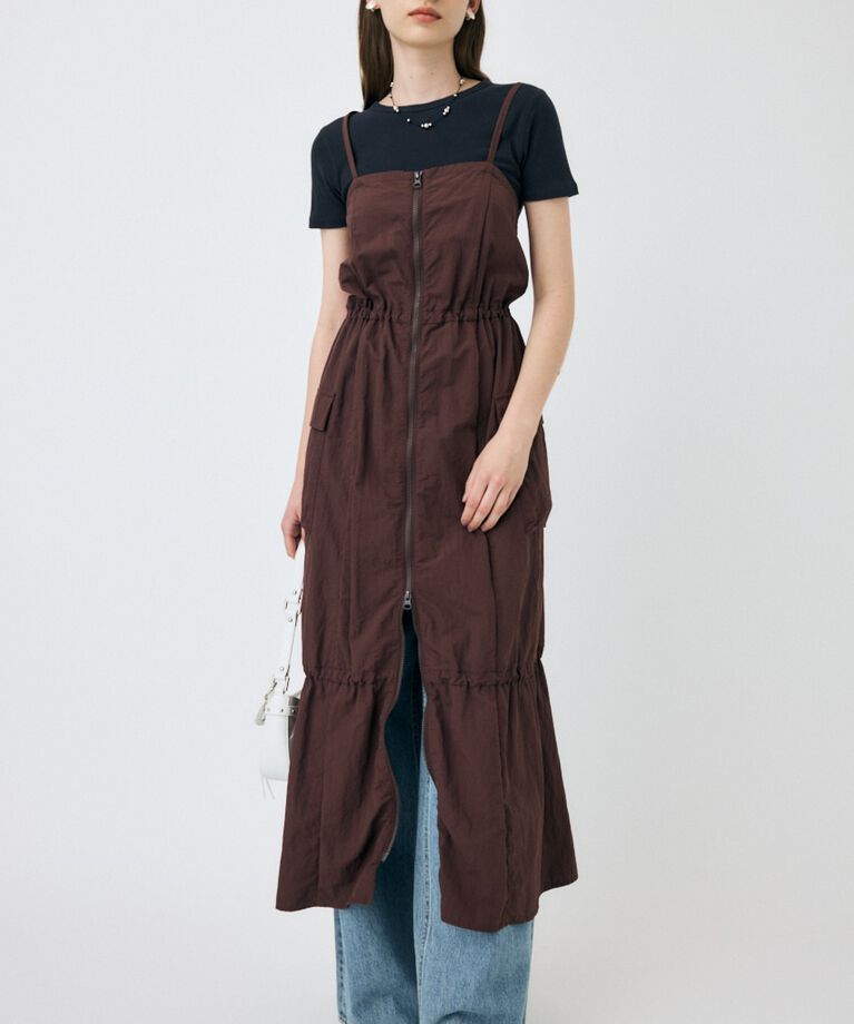 MOUSSY「CROSS WAIST WIDE STRAIGHT」|デニム|