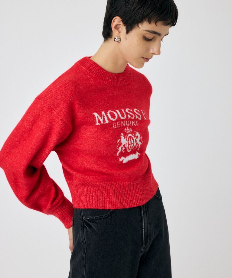 MOUSSY「GLITTER MOUSSY ニットトップス」|ニット・セーター|
