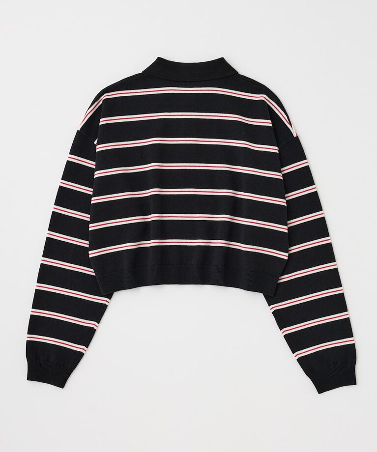 MOUSSY「BOXY KNIT ポロ」|ニット・セーター|