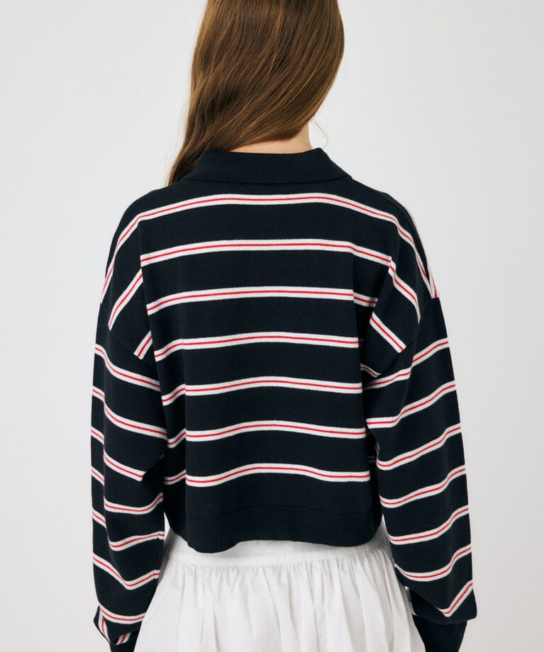 MOUSSY「BOXY KNIT ポロ」|ニット・セーター|