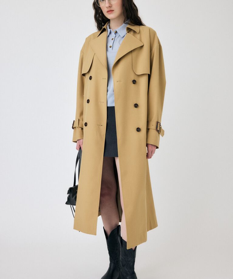 MOUSSY「LOOSE トレンチコート」|その他|BEG
